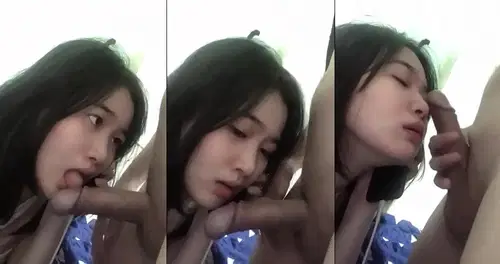 Bố gọi đúng lúc đang bú cu em vừa nghe máy vừa mút ngon lành
